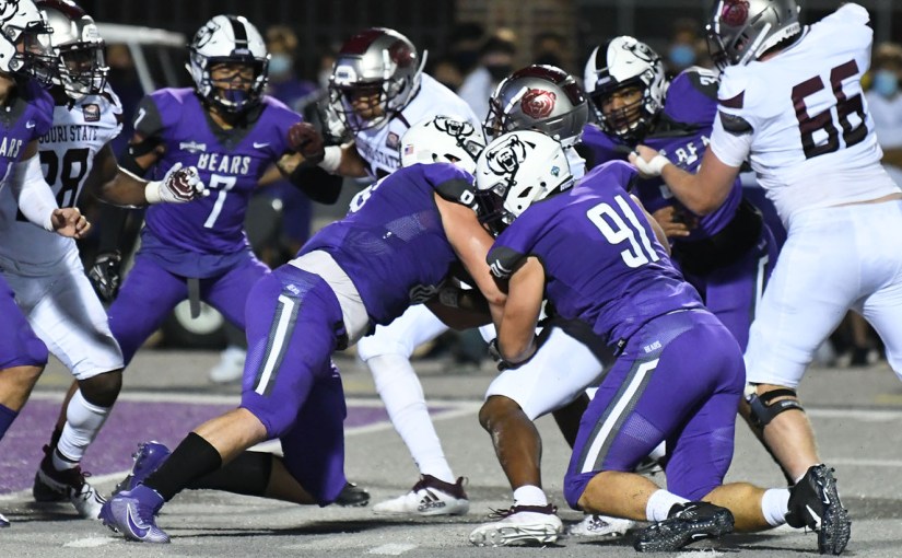 Late touchdowns propel No. 11 Bears over Missouri State in home&nbsp;opener